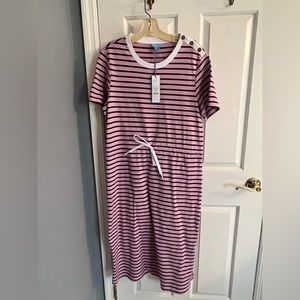 NWT. Draper James midi T Shirt dress, size medium.
